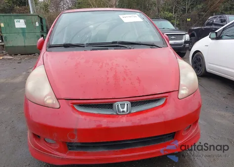 2008 Honda Fit Sport из США, поврежденный, VIN JHMGD37658S045285